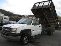 2004 Chevy 3500 StakeBody 12 Foot Dump Truck