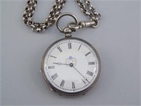 1806 Joseph Willmore Sterling Silver Pocket Watch