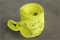 12"x30FT TOW STRAP, 120,000LBS TENSILE STRENGTH,
