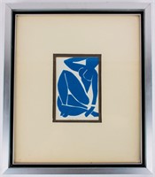 Art Henri Matisse Serigraph "Blue Nude"
