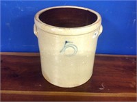 5 GALLON STONEWARE CROCK