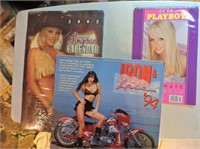 Vintage Playboy and Iron and Lace calendars