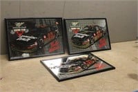 (3) MILLER RACING MIRRORS, APPROX 21"x14"