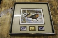 WILD WINGS PHEASANT FOREVER PRINTS, WITH STAMPS &