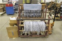 TWO HEDDLE PATTERN LOOM, WITH WARP, WITH