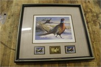 WILD WINGS PHEASANT FOREVER PRINTS, WITH STAMPS &