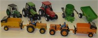 7x- 1/32 Various Plastic Tractors