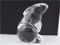 Baccarat Glass Rabbit Figure