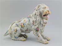 Circa 1800 Nove Ceramics Lion Figure.Kandler