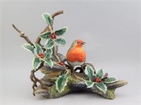 Boehm "Robin on Holly" Bird Figure