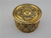 Antique Stamped Brass Box."LB"