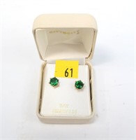 Birthstone Post Earrings: