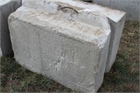 Lot of 5 Concrete Blocks
