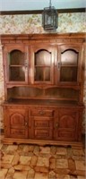 Beautiful 2 piece wooden cabinet