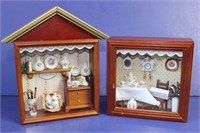 Framed Tea Time Dioramas