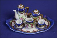 Limoges Chanille Miniature Tea Set