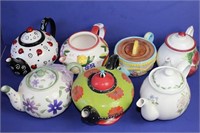 Selection of Decorative Tea Pots