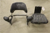 UNIVERSAL TRACTOR SEAT, UNUSED, AND BACKREST FOR