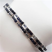 $1000 Silver Sapphire Bracelet