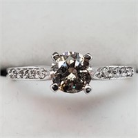 $4500 14K  Diamond(0.54ct) Diamond(0.12ct) Ring