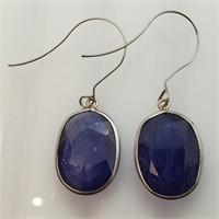 $1200 14K  Sapphire(12.5ct) Earrings