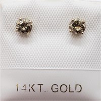 $1600 14K  Diamond(0.4ct) Earrings