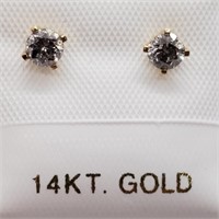 $895 14K  Diamond(0.32ct) Earrings