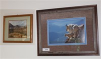 Mountain Goat Framed Print & Scenery...