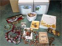 Costume Jewelry - Earrings, Necklaces, Pins &