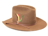 Stetson Chocolate Color Long Oval Cowboy Hat NIB