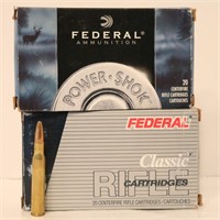 32Rds 30-06 Sprg Federal Cartridges
