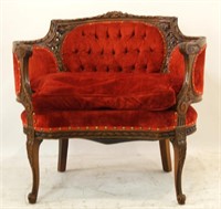 French style boudoir arm chair