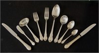 Collection of Lunt Sterling Flatware Service 1648g