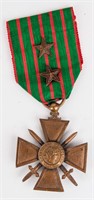 WWI French Croix De Guerre Medal 1914-1918.