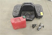 ATV PASSENGER SEAT, HITCH AND GAS CAN