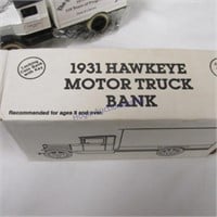 1931 Hawkeye motor truck bank