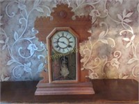 Ingraham "Lilac" gingerbread clock
