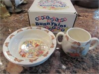 Royal Doulton "Bunnykins" bowl & mug