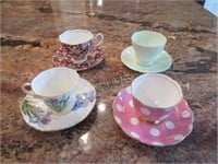 3 Royal Albert cups and saucers