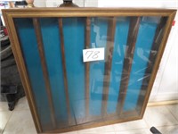 Glass Front Display Case w/Hinged Door 36" Square