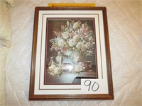 Three Dimensional Shadow Box Picture Framed &