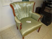 Upholstered Satin Chair