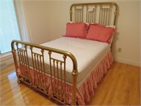 Full Size Heavy Brass Bed Professionally