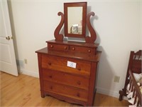 Small Rare Antique "KY Dresser" With Small Ornate