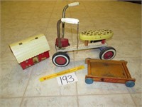 Vintage Child's Toy Collection Wooden Playskool