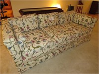 Hickory Tavern Upholstered Floral Stitched Sofa