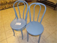 Two Small Blue Chairs