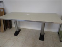 large Heavy Duty Table w/Metal Base 60 Ft. L X