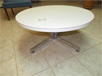 36" Round Formica Top Table w/ Metal Base 16"