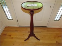 Hand made Cherry Plant Stand 12" Circle Top X